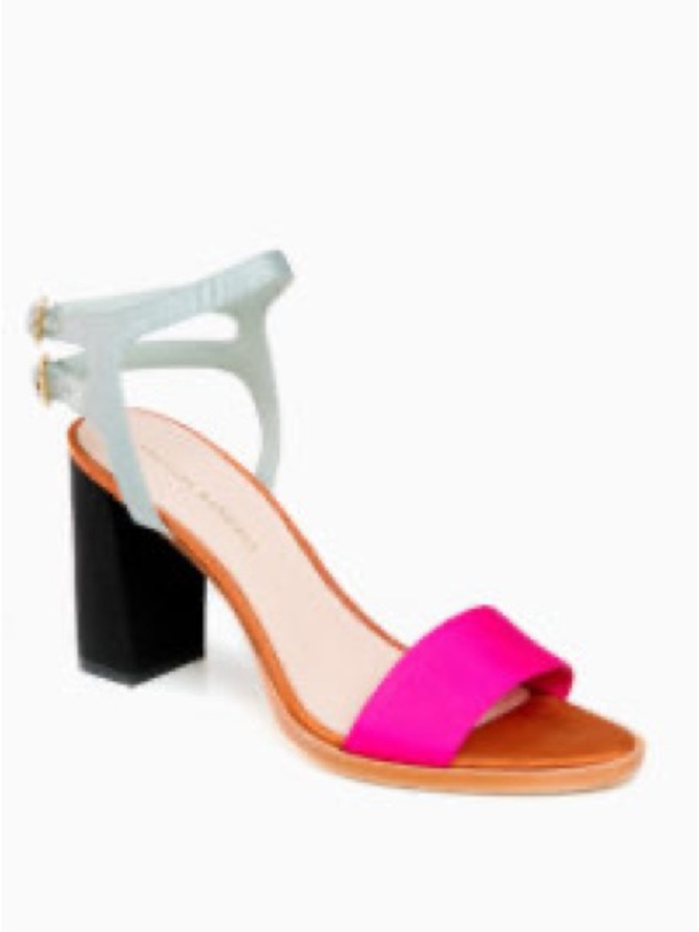 Loeffler Randall Ultra Pink Multi Sylvia Heel Sandal